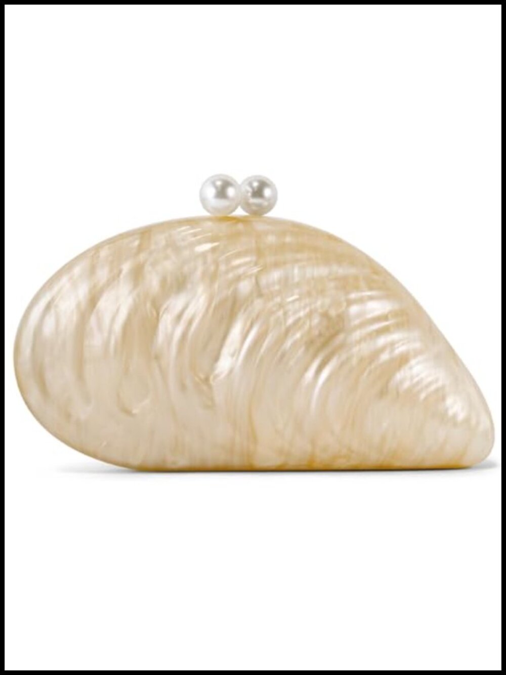 Shell Clutch Purse for Women Formal, Evening Bag, Pearl Clutch